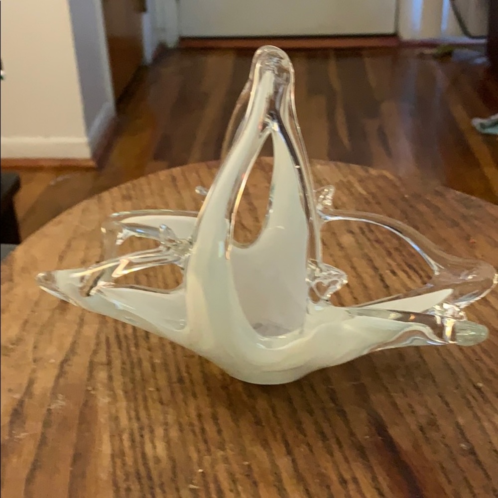 Blown glass dish